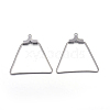 304 Stainless Steel Pendants STAS-F191-07P-1