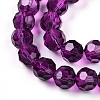 Baking Paint Transparent Glass Beads X1-DGLA-A035-T10mm-A09-4