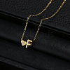 Alloy Letter Heart Pendant Necklaces for Women WGBB55E-02-1