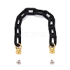 Rubberized Style Acrylic Cable Chain Phone Case Chain HJEW-JM00492-02-1