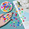 320Pcs 16 Colors  Acrylic European Beads MACR-PA0001-75-3