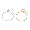 2Pcs 2 Colors 304 Stainless Steel Rolo Chain Bracelet Slider Making AJEW-JB01243-1