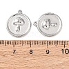 304 Stainless Steel Pendants STAS-P432-01A-P-3