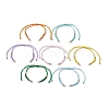 7 Colors Braided Nylon Cord Sets for DIY Bracelet Making AJEW-JB01240-1