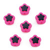 Plating Opaque Acrylic Beads OACR-N136-01I-3