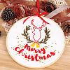 DIY Christmas Embroidery Kits PW-WG2520C-03-1