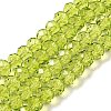 Transparent Baking Paint Glass Beads X1-DGLA-A034-T6mm-D05-1