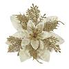 Glitter Polyester & Plastic Artificial Flower AJEW-C039-01A-1