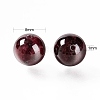 100Pcs 8mm Garnet Beads DIY-LS0002-14-3