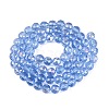 Transparent Glass Beads Strands GLAA-Q107-02A-14-2