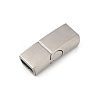 304 Stainless Steel Snap Lock Clasps STAS-U055-02A-P-1