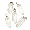 Watermelon Stone Glass Pendants G-Z067-07P-14-1