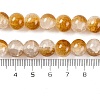 Crackle Baking Painted Imitation Jade Glass Beads Strands DGLA-T003-10mm-M-4