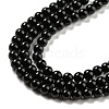 Natural Black Onyx Beads Strands G-Q004-C01-01-4