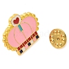 Crown Alloy Enamel Brooches JEWB-I035-07G-03-3