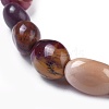 Natural Mixed Gemstone Bead Stretch Bracelets BJEW-K213-M01-4