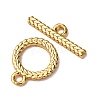 Brass Toggle Clasps KK-Z121-17G-3