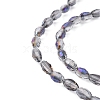 Electroplate Glass Beads Strands X-EGLA-J013-4x6mm-H04-2