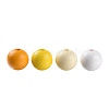 160Pcs 4 Colors Farmhouse Country and Rustic Style Painted Natural Wood Beads WOOD-LS0001-01H-2