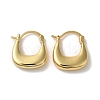 Rack Plating Brass Oval Hoop Earrings for Women EJEW-L224-53G-1