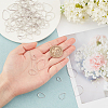 Brass Linking Rings KK-SC0001-74P-NF-3
