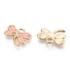 Light Gold Plated Alloy Pendants ENAM-T009-69D-RS-1