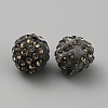 Handmade Polymer Clay Rhinestone Beads CLAY-WH0011-08M-1