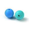 40Pcs 8 Colors Food Grade Eco-Friendly Silicone Focal Beads SIL-FS0001-20-2