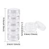 Plastic Bead Containers LS-C078Y-4