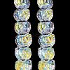 Electroplate Baking Paint Transparent Glass Beads Strands GL-CBA17FF-01L-3