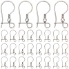 100Pcs 316L Surgical Stainless Steel Hoop Earring Findings STAS-SC0008-52-1