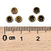 Brass Rhinestone Spacer Beads RB-A014-Z4mm-01AB-NF-3