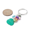 Spray Painted Sea Shell Keychains KEYC-JKC00477-4