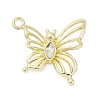 Alloy Rhinestone Pendants PALLOY-R151-65G-1