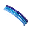 3Pcs 3 Colors Glass Seed Beaded Stretch Bracelet Sets BJEW-JB10529-02-5
