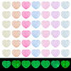 50Pcs Luminous Transparent Acrylic Beads LACR-TA0001-11-2
