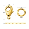 DIY Brass Twisted Chains Necklace Making Kits DIY-LS0002-85-2