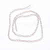 Electroplate Glass Beads Strands X-EGLA-F003-C13-2