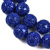 Synthetic Coral Carved Beads Strands CORA-M001-12-3