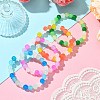 8mm Round Glass Beaded Stretch Bracelets for Women BJEW-JB10873-2