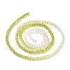 Transparent Gradient Color Glass Beads Strands GLAA-G101-2mm-13-5