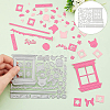Carbon Steel Cutting Dies Stencils DIY-WH0309-017-2