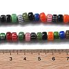 Handmade Millefiori Lampwork Beads Strands LAMP-F035-03-4