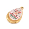 Printed 304 Stainless Steel Pendants STAS-B116-01A-G02-2