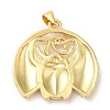 Brass with Cubic Zirconia Pendants KK-K332-29G-2