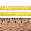 Opaque Glass Beads Strands GLAA-NH0002-B01-C07-4