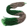 Transparent Gradient Color Glass Beads Strands LS-GLAA-H021-01A-44-2