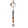 Chakra Theme Big Pendant Decorations HJEW-PW0001-004B-S-1