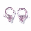 Transparent Acrylic Lobster Claw Clasps TACR-T023-01A-03-2