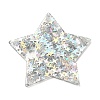 Acrylic with Paillettes Pendants MACR-M028-04D-1